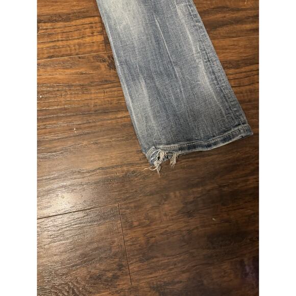 Miss Me Jeans Womens 28x33 Blue Signature Boot Bootcut Embellished - Picture 3 of 11